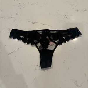 Victoria's Secret Black Lace Panties